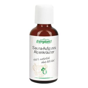 Bergland - Saunová infuze Alpské byliny - 50ml - aktivující, uvolňující, zahřívající