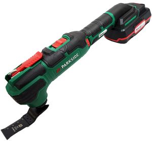 PARKSIDE® 20V Akku Multifunktionswerkzeug PAMFW 20 im HEADNMORE® Bundle + HEADNMORE® Schlüsselanhänger (inkl 1x2Ah Akku)