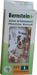 Bernsteinkette Zecken- und Flohhalsband für Hunde - XXL