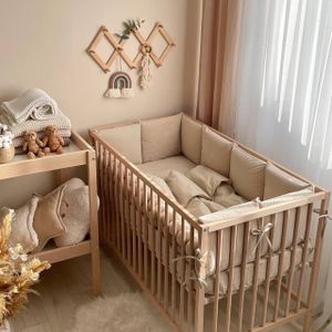Súprava detskej posteľnej bielizne 6 Velvet, moka