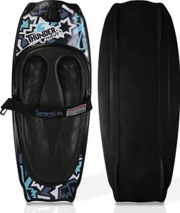SereneLife Kneeboard Vodní sporty -Wakeboard s popruhem, surfovací prkno s nastavitelným popruhem, letní aktivity pro sportovní nadšence, letní vodní sporty