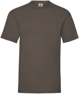 Fruit of the Loom Valueweight T-Shirt Farbe: chocolate Größe: XL