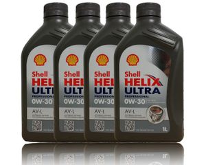 Shell HELIX ULTRA PROFESSIONAL AV-L 0W-30 4x 1Liter
