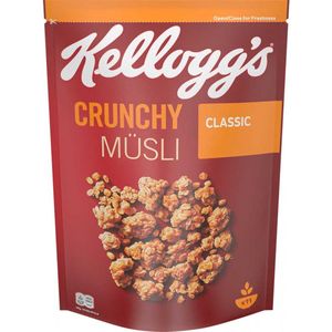 Kelloggs Crunchy Müsli Classic knusprig leckeres Knuspermüsli 500g