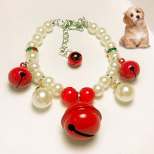 Haustier-Halskette, auffällige, verstellbare Kunststoff-Halskette für Hunde, dekorative Halskette, Katzenschmuck, Halsband für den Außenbereich-Dunkelrot,S