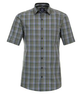 Redmond - Comfort Fit - Herren Freizeithemd Kurzarm Hemd (241060999), Größe:L, Farbe:Grün(60)
