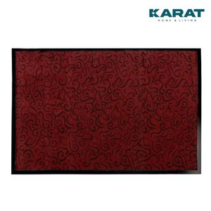 Design Sauberlaufmatte Brasil Rot 90x150 cm Schmutzfangmatte