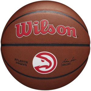 Wilson Team Alliance Atlanta Hawks Ball WTB3100XBATL, Unisex, Basketballbälle, Braun, Größe: 7