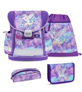 Belmil Schulranzen Set Mädchen Einhorn "Diamond Unicorn" 1.Klasse Einschulung Grundschule CLASSY 2024