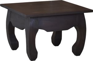 MiaMöbel Couchtisch Colombo 80x80 cm Kolonialstil Massivholz Pinie Walnuss