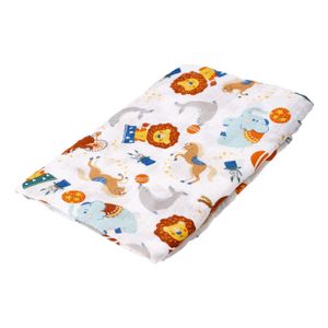 Hydrophiles Tuch | Circus | 120 x 120cm | Mulltücher | Swaddle | Wickelunterlage | Pucktuch