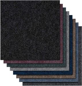 Kobercové dlaždice Basel samopokládací 50 x 50 cm tmavě modré 85