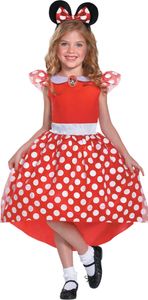 Disney - Kostüm für Mädchen SM315 (128) (Rot/Weiß/Schwarz)