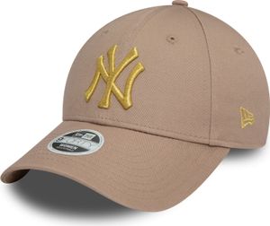 New Era 9Forty Damen Cap - METALLIC New York Yankees popielata