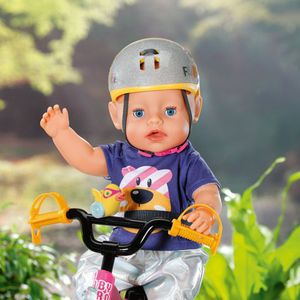 Zapf Creation BABY born Fahrradhelm stylische Kopfbedeckung 43cm