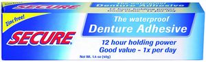 Secure Denture Adhesive (40g) (Packaging May Vary)