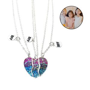 Beste Freunde Ketten Halskette Freundschaftskette für 3 Mädchen Geburtstag Geschenke