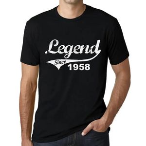 Herren Grafik T-Shirt Legende seit 1958 – Legend Since 1958 – Geschenk 66. Geburtstag Jahrestag 66 Jahre Jubiläum 66 Jährige Mann Jahrgang 1958