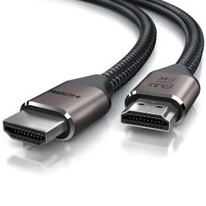 Primewire 8k HDMI Kabel 2.1 UHD II, 8k @ 120 Hz mit DSC, 7680 x 4320, 2k 4k Ethernet, HDR eARC VRR ALLM, kompatibel zu Blu Ray PS4 PS5 - 5 m
