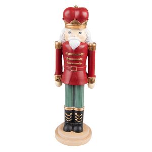 Clayre & Eef Figur Nussknacker 28 cm Rot Grün Polyresin