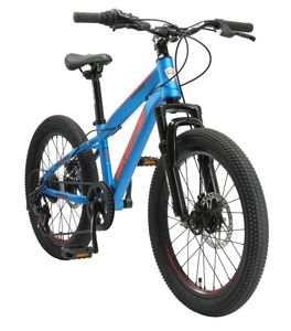 BIKESTAR Kinder Jugend Mountainbike 20 Zoll ab 6 - 7 Jahre | 7 Gang Hardtail MTB Scheibenbremse Federgabel | Blau