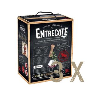 Rotwein Frankreich Cuvée Entrecôte Bag in Box trocken (3x5L)