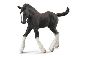 Collecta pferde: Shire Fohlen 11 cm schwarz, Farbe:schwarz