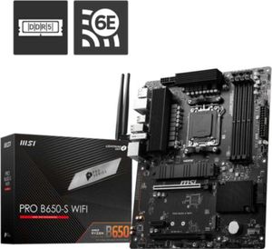 MSI PRO B650-S WIFI Motherboard AMD B650 Sockel AM5 ATX