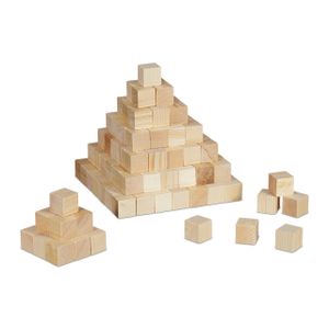 relaxdays Holzwürfel 2cm 160er Set