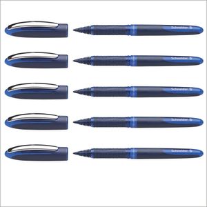 Tintenroller Schneider One Business 0.6mm fünf Stifte blau
