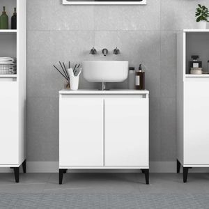 The Living Store Vanity unit white 58x33x60 cm materiál na báze dreva