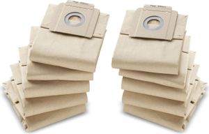 Kärcher 10x Papierfiltertüten 2-lagig T7/1 T9/1 T10/1
