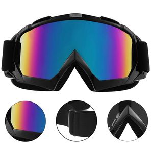 Motocross Brille Verspiegelt - TPU-Rahmen, Anti-UV, Wind- & Staubschutz - Skibrille UV400 für ATV Off Road Racing & Outdoor-Aktivitäten