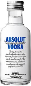 Absolut Vodka Original, Wodka, Schnaps, Spirituose, Alkohol, Mini-Flasche, 40 %, 50 ml, 70350000