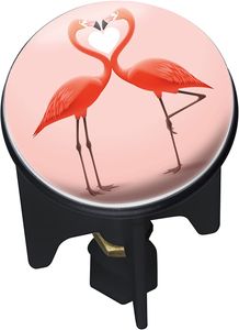 WENKO Pluggy  Wasch Becken Stöpsel Abfluss Abfluss Stopfen FLAMINGO
