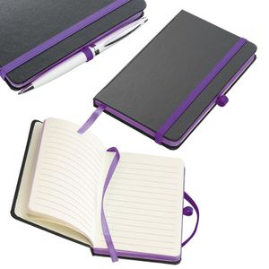 Notizbuch / DIN A6 / 160 S. / liniert / PolyurethanHardcover / Farbe: violett