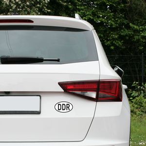 DDR Magnet Länderkennzeichen DDR Abzeichen Schwarz Weiß - 145 x 90 mm - leicht anbringen und wieder abnehmen I PKW LKW Wohnmobil - kfz_730