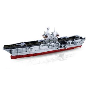 SLUBAN | Sturmschiff Modellbausteine Junior 76 x 38 x 9 cm weiß blau | NEU&OVP