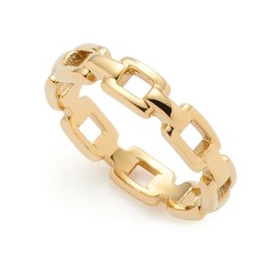 Leonardo Jewels prsten Rocky CIAO, šperky na prst, nerezová ocel, zlato, velikost 19, 022976