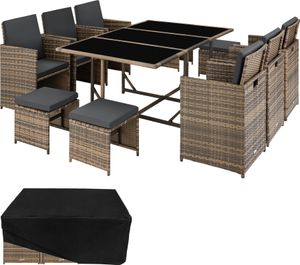 Rattan Sitzgruppe Malaga für 6 bis 10 Personen Rattan Sitzgruppe Malaga für 6 bis 10 Personen