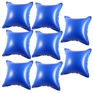 Aopunly 8ks bazénový polštář 122 x 122 x 60 cm bazénový zimní vzduchový polštář, bazénový vzduchový polštář, polstrování, zimní polštář na zakrytí bazénu zimní zazimování