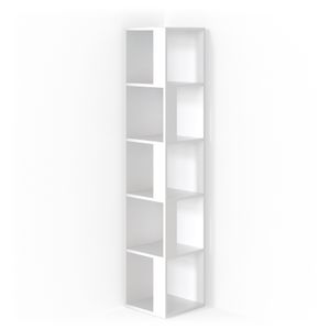 Vicco Corner shelf Lio, 33.3 x 162.2 cm, White