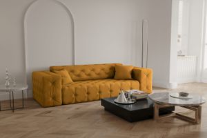 Kaiser Möbel Sofa XXL Wohnlandschaft Wohnzimmer CLOUD stilvol viele farben Golden