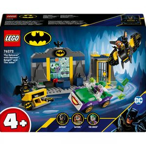 LEGO DC Batman Bathöhle mit Batman, Batgirl und Joker, Superhelden-Spielzeug, Spielzeugauto für Jungen, Mädchen und junge Superhelden ab 4 Jahren 76272