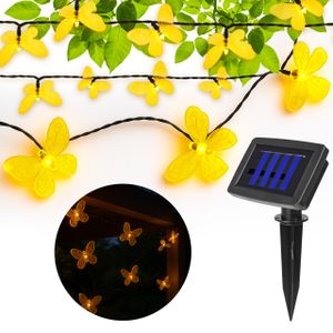 MasterLED Solar Lichterkette Schmetterling 20 LED – 3000K Warmweiß – 580cm IP44 – Dämmerungssensor Garten Deko – Außenbeleuchtung MasterLED Solar Lichterkette Schmetterling 20 LED – 3000K Warmweiß – 580cm IP44 – Dämmerungssensor Garten Deko – Außenbeleuchtung