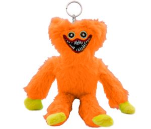 Huggy Wuggy Plüschmonster-Cartoon-Spielzeug, Geschenke für Fans und Freunde, Schlüsselanhänger 20 cm, Farbe wählen:orange