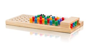 Woody 92207 Holz Logik- und Kombinationsspiel das logisches Denken fördert