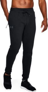 Tepláky UNDER ARMOUR Threadborne Fleece Stacked Jogger černé Černá S