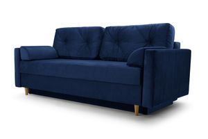 Sofa mit Schlaffunktion Schlafsofa  Sofabett 3-Sitzer 213 × 74 × 100 cm Couch DL-Klapp-System Astoria Kronos  09