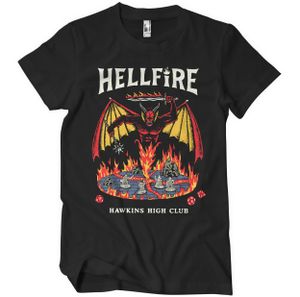 Hellfire Hawkins High Club T-Shirt - Large - Black
